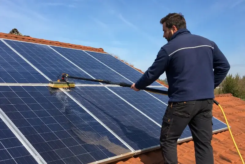 Nettoyage et entretien de panneaux solaires à Sournia